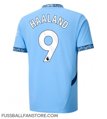 Manchester City Erling Haaland #9 Replik Heimtrikot 2024-25 Kurzarm